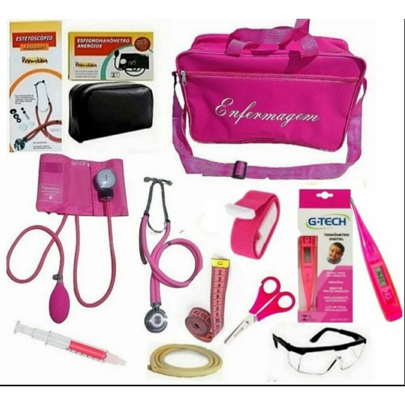 Kit Outubro Rosa enfermagem