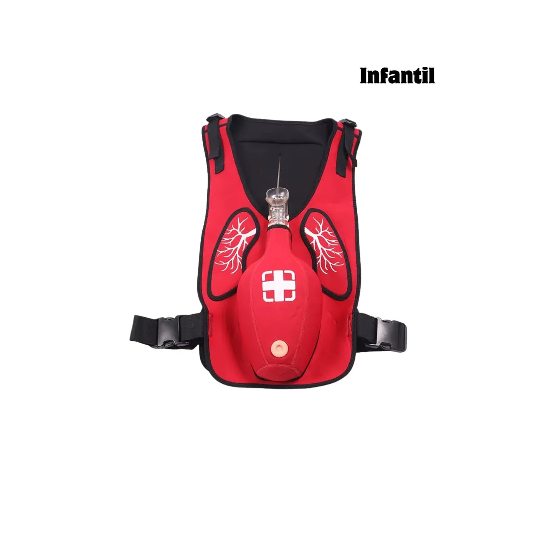 Kit 2 em 1- Colete Heimlich Adulto + Infantil