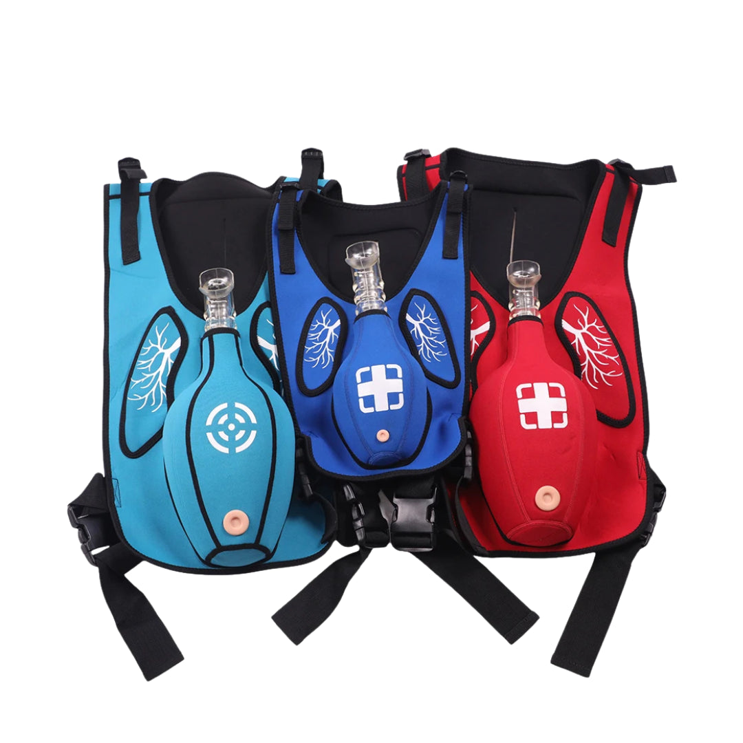 Colete Simulador Heimlich – Treinamento Realista para Primeiros Socorros (Adulto e Infantil)