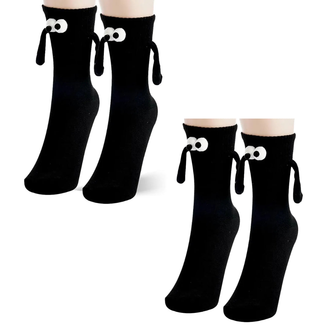 Meia Criativa de mãozinha Bonequinho 3D