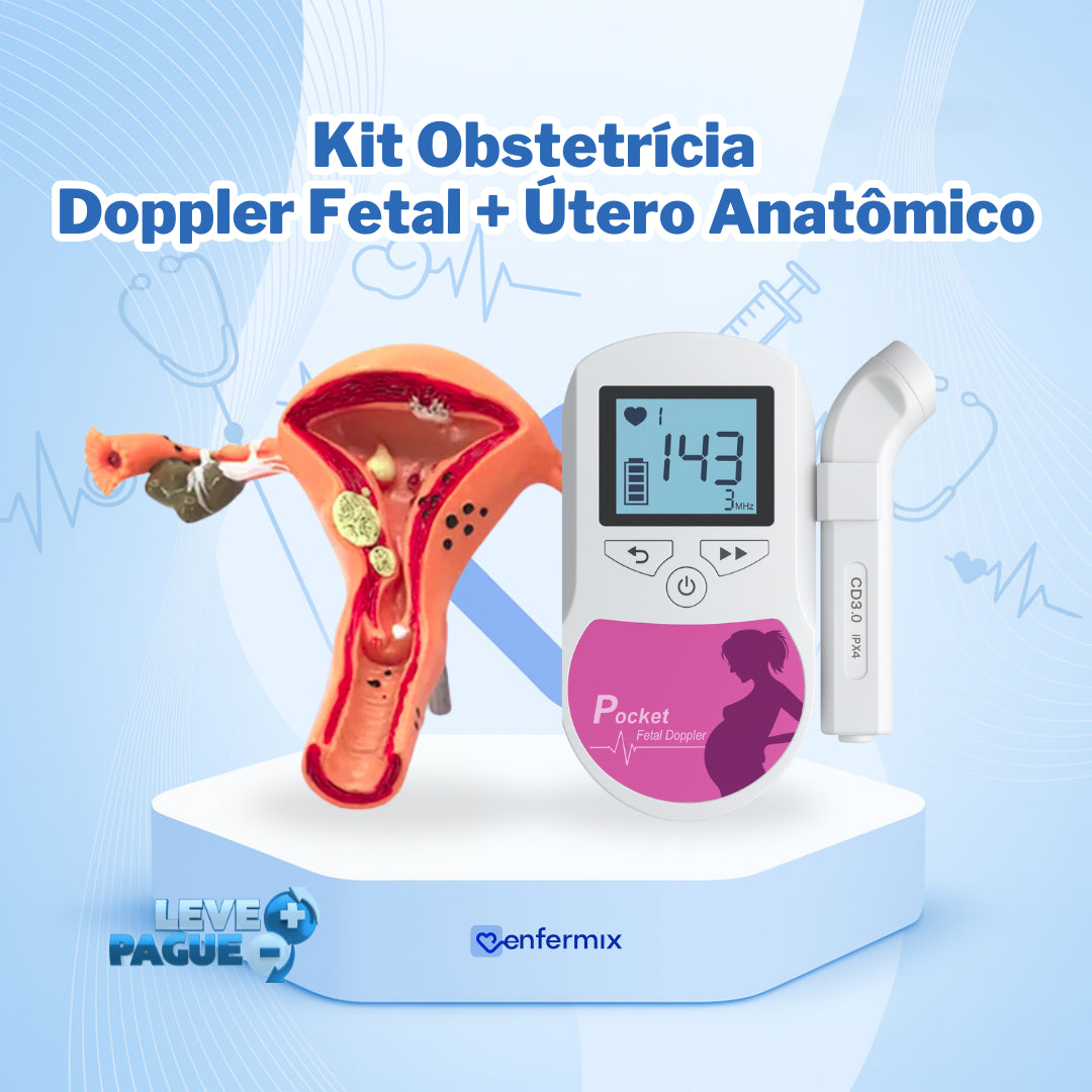 Kit Obstetrícia – Doppler Fetal + Útero Anatômico de Treinamento