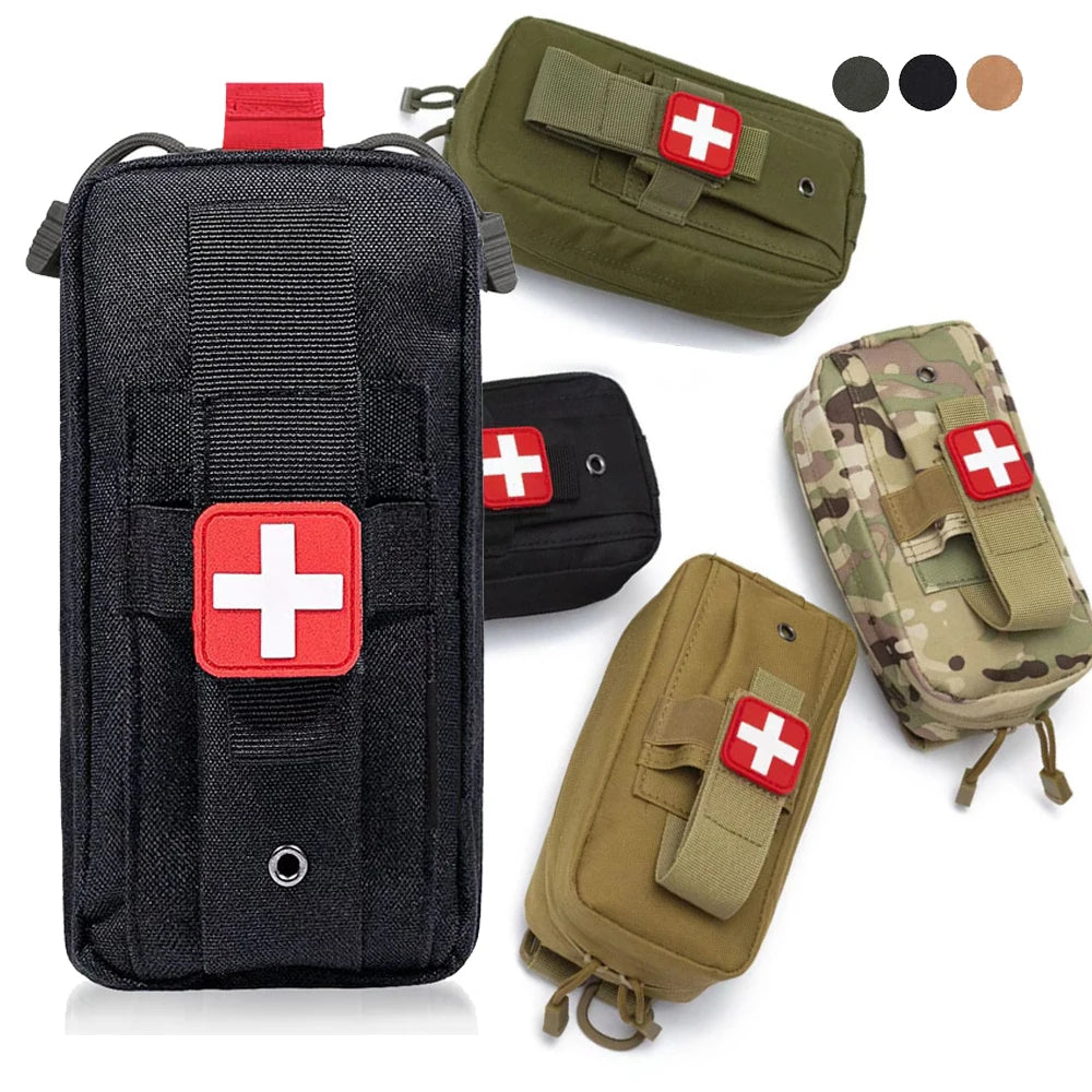 Bolsa Médica para Cintura Kit de Primeiros Socorros com Suporte para Torniquete