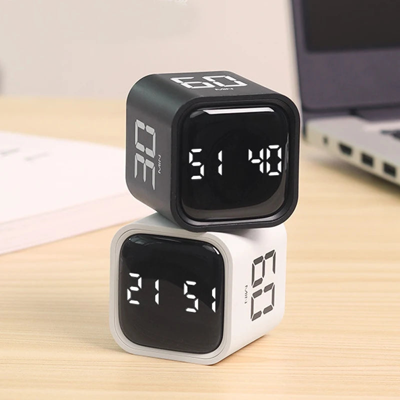 Cronômetro Cubo por Indução Timer Digital Temporizador