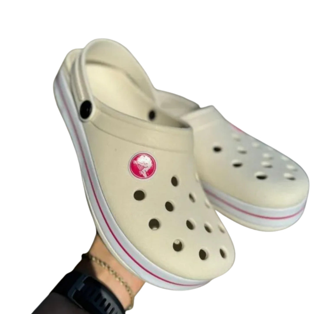 Crocs Classic Confort Enfermagem Off White Branco