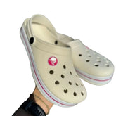 Crocs Classic Confort Enfermagem Off White Branco