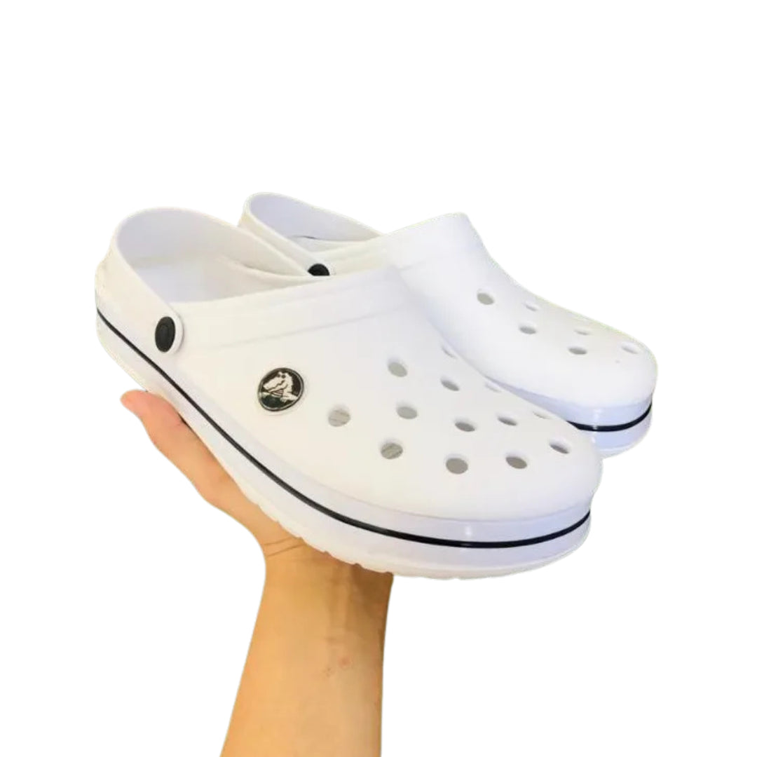 Crocs Classic Confort Enfermagem Off White Branco