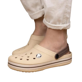 Crocs Classic Confort Enfermagem Off White Branco