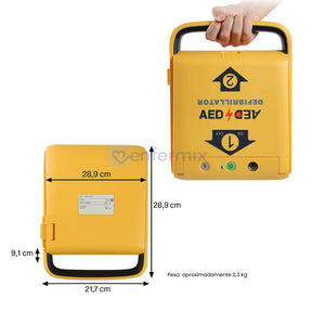 Desfibrilador DEA i3 Amoul Automático com Registro ANVISA | Linha VIDA+ Emergência Médica