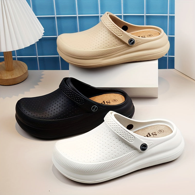 Enfsport Crocs preto, branco e bege Enfermagem feminino