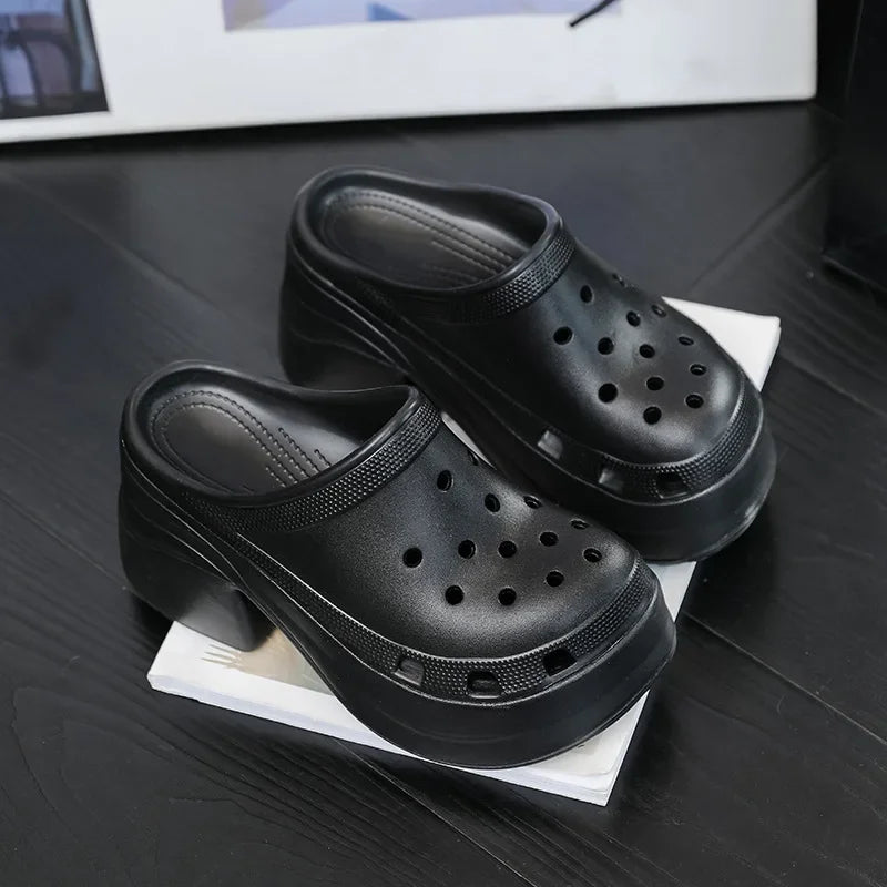 Sandália Bold Plataforma Feminina Preto